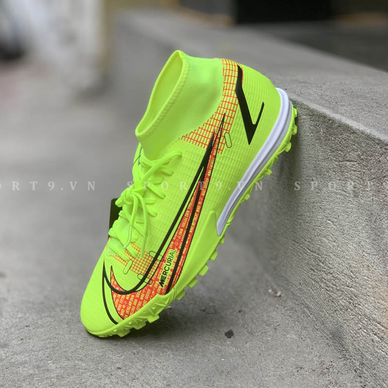 Nike Mercurial Superfly 8 Academy TF Motivation - Volt/Black/Bright Crimson - CV0953-760